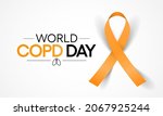 world copd day  chronic... | Shutterstock .eps vector #2067925244