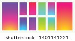 collection abstract colorful... | Shutterstock .eps vector #1401141221