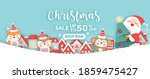 christmas sale banner with a... | Shutterstock .eps vector #1859475427