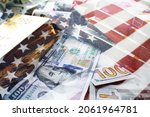Small photo of Prosperity And Affluence In The United States Through The Stock Market And Real Estate Investing Concept