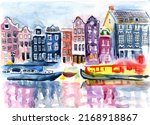 Watercolour Painting Amsterdam  ...