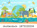 biodiversity as natural... | Shutterstock .eps vector #1875220234