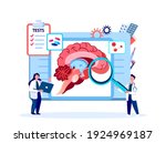 doctor neurosurgeon neurologist ... | Shutterstock .eps vector #1924969187
