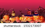 halloween day for design banners | Shutterstock . vector #1532173007
