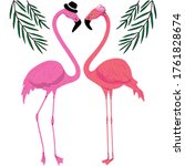 Flamingos In Love Characters...