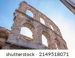 The Arena at Piazza Brà in Verona, is a famous Roman amphitheater - Verona, northern Italy.