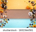 set of halloween poster and... | Shutterstock .eps vector #1832366581