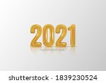 2021 happy new year card with... | Shutterstock .eps vector #1839230524