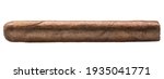 Cigar. Handcrafted Brown Cigar...