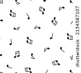 Seamless pattern with musicial notes