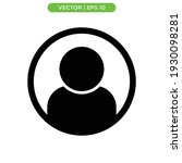 profile flat icon vector... | Shutterstock .eps vector #1930098281