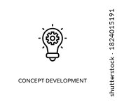 concept  development icon in... | Shutterstock .eps vector #1824015191