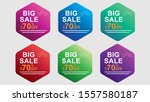modern mobile for big sale... | Shutterstock .eps vector #1557580187