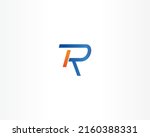 r letter concept logo design... | Shutterstock .eps vector #2160388331