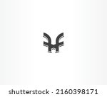h letter concept logo design... | Shutterstock .eps vector #2160398171