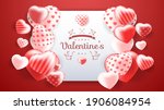 happy valentine's day banner.... | Shutterstock .eps vector #1906084954