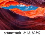 The magic antelope canyon in...