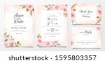 wedding invitation card... | Shutterstock .eps vector #1595803357