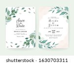 wedding invitation card... | Shutterstock .eps vector #1630703311