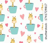 Seamless Pattern With Cute...