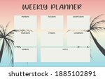 Weekly Planner  With A Summer...