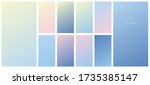 soft color gradient background. ... | Shutterstock .eps vector #1735385147