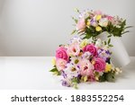 Mock Up Two Bouquets Of...