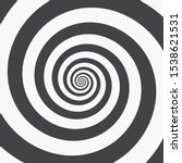 Hypnotic Spiral Background. Two ...