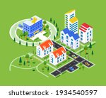 city district   modern vector... | Shutterstock .eps vector #1934540597