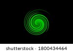 Green Swirling Pattern Isolated ...