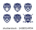 sport club logo set template... | Shutterstock .eps vector #1438514954
