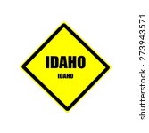 Idaho Black Stamp Text On...