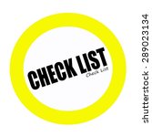 Check List Back Stamp Text On...