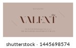 elegant awesome alphabet... | Shutterstock .eps vector #1445698574
