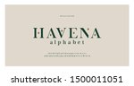 elegant alphabet letters serif... | Shutterstock .eps vector #1500011051