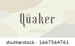 elegant alphabet letters font... | Shutterstock .eps vector #1667564761