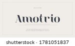 elegant alphabet letters font... | Shutterstock .eps vector #1781051837