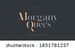 elegant alphabet letters font.... | Shutterstock .eps vector #1851781237