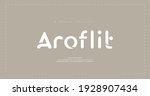 minimal modern alphabet fonts.... | Shutterstock .eps vector #1928907434