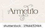 elegant wedding alphabet... | Shutterstock .eps vector #1966652464