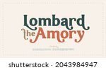 vintage retro alphabet letters... | Shutterstock .eps vector #2043984947