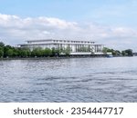 Small photo of Kennedy Center for Performing Art in Washington, DC. View from Potomac river