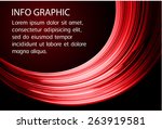 dark red color light abstract... | Shutterstock .eps vector #263919581