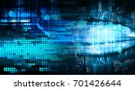 binary circuit future... | Shutterstock . vector #701426644