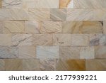Ceramic porcelain stoneware tiles wall with textured natural sandstone finish