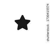 star icon vector on a white... | Shutterstock .eps vector #1730415574