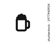 beer drink icon vector on a... | Shutterstock .eps vector #1977940934