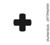 medical cross icon vector on a... | Shutterstock .eps vector #1977946454
