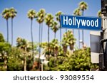 Hollywood Boulevard Sign  With...