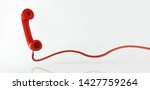 Red Retro Telephone Receiver...